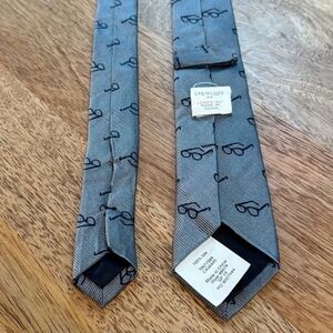 Crewcuts Glasses Print Necktie Boys Kids Silk Neck Tie 42 Inch